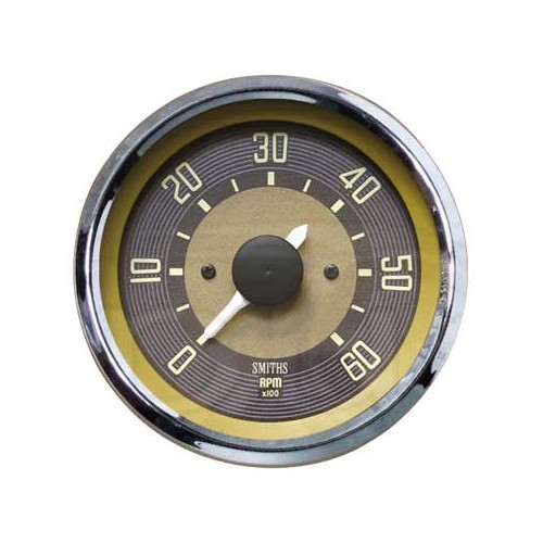 Contador de rotações Smiths Vintage Brown - 80 mm - 12V - KB11010 