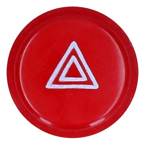  Pastille centrale pour bouton interrupteur de détresse pour VOLKSWAGEN COMBI BAY WINDOW (1968-1979) - KB13331-1 