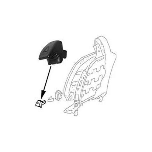  1 rear seat tipping button for Combi 72 ->79 - KB13370 