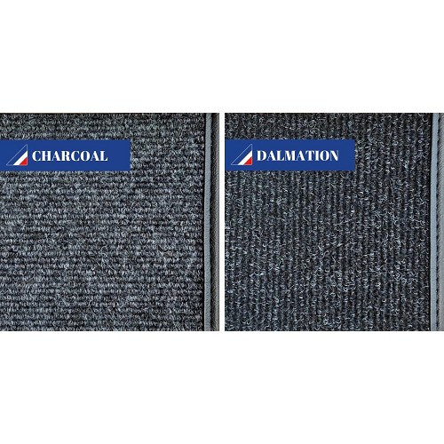  Luxe tapijt voor Karmann-Ghia Coupé 60 ->64 - KB146064-7 
