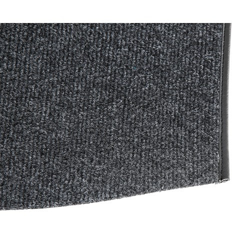 Zwart Luxe tapijt voor Karmann-Ghia Coupé 65 -&gt;67 - KB14661-1 