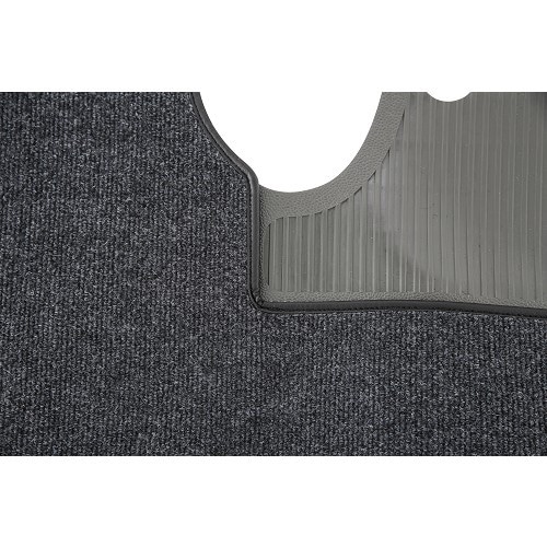  Black Luxe carpet for Karmann-Ghia Coupé 65 -&gt;67 - KB14661-2 