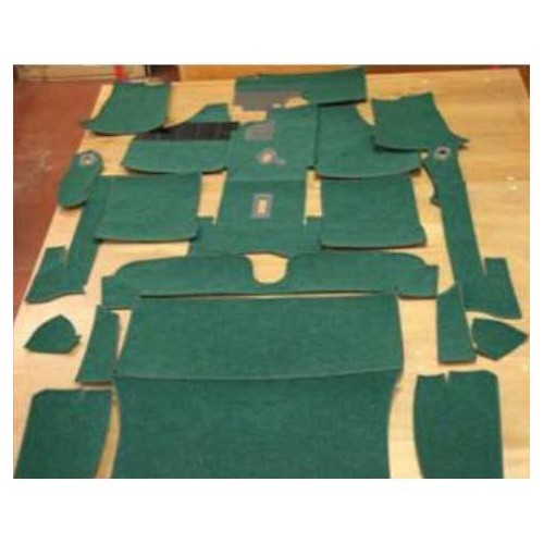  Luxe tapijt op maat gemaakt voor Karmann-Ghia Coupé 70 -&gt;74 - KB147074 