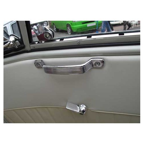  Front door closing handles for Combi Split 66-67, polished aluminium - set of 2 - KB20436-2 