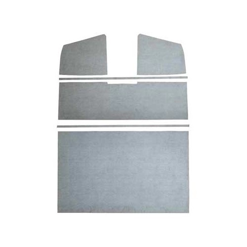  Sunroof panels in Grey PVC for Kombi Split Double Cab 58 ->67 - KB21112 