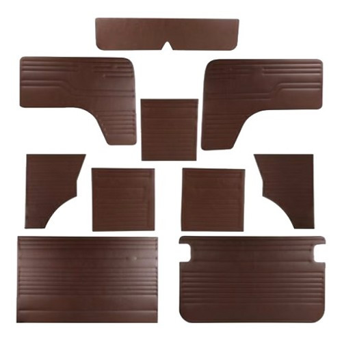     
                
                
    Paneles de puerta de vinilo marrón para VOLKSWAGEN Combi Bay Window (08/1970-07/1979) - KB22201
