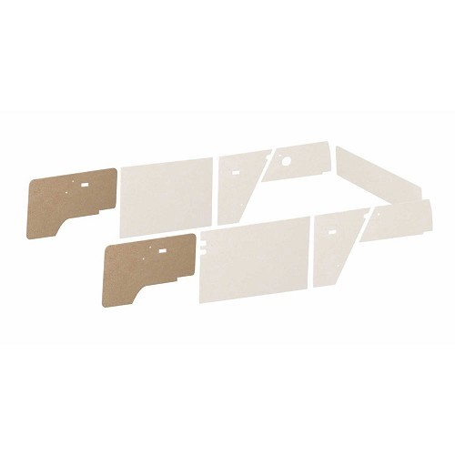 Pannelli porte anteriori da rivestire per VW Transporter T25 - KB22503