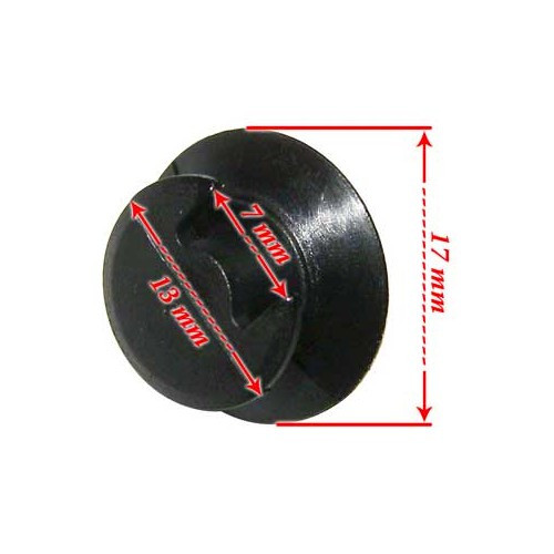 TOPRAN door and trunk panel clip for VOLKSWAGEN Transporter T25 (1979-1992) - KB25000