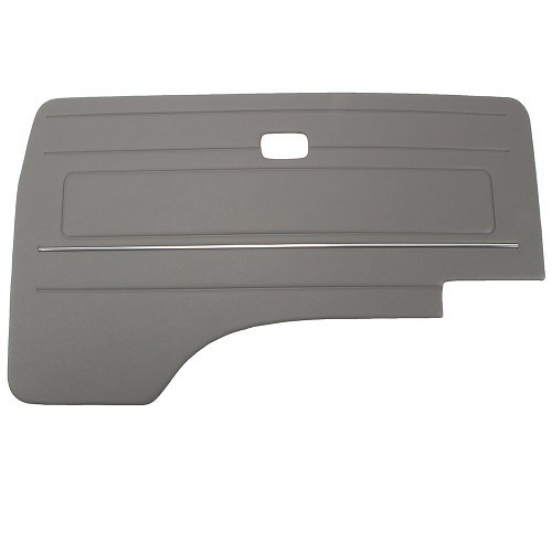     
                
                
    Front door panels Luxe manual windows for VOLKSWAGEN Transporter T25 (08/1979-07/1992) - Dark Grey - KB25202
