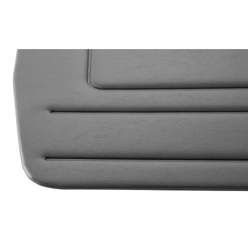 Front door panels Luxe power windows for VOLKSWAGEN Transporter T25 (08/1979-07/1992) - Black - KB25205