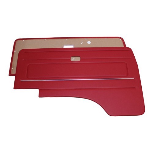  Luxury front door panels for Volkswagen Transporter T25 (08/1978-07/1992) with power windows - Choice of colours - KB2521V 