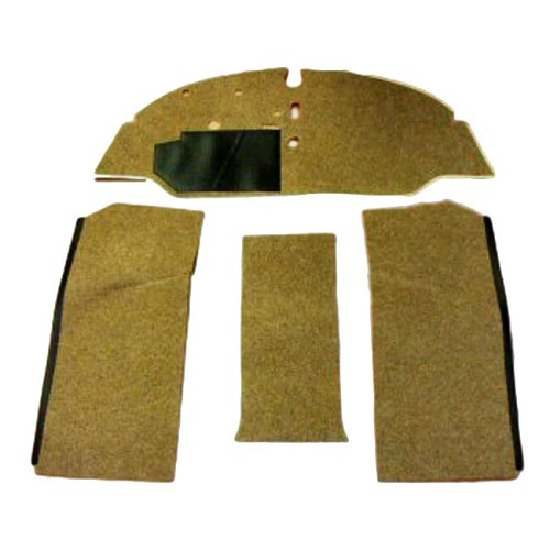  Carpet Deluxe kit for front cab with 2 seats for Combi Split 61 ->67 - KB26167P 