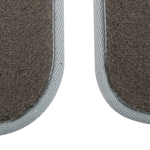  Set luxe grijs tapijt voor de voorcabine voor Transporter 90 ->03 - KB28102-1 