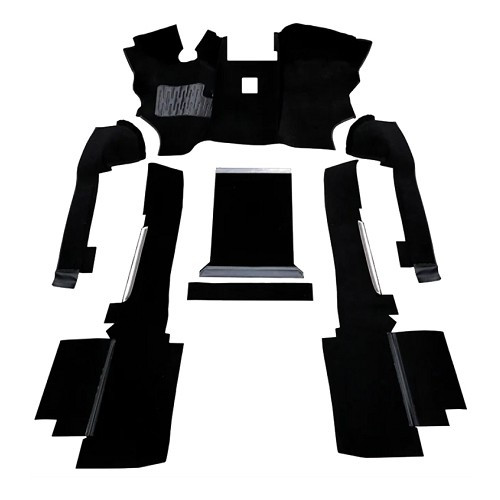     
                
                
    Custom-molded cookie nylon carpet for VOLKSWAGEN Transporter T25 Petrol and Diesel (1979-1992) - KB28109
