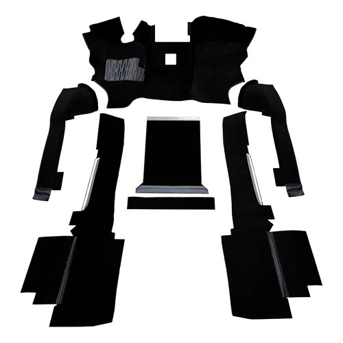     
                
                
    Moquette nylon biscuit moulée sur mesure pour VOLKSWAGEN Transporter T25 Turbo-Diesel (1979-1992) - KB28125
