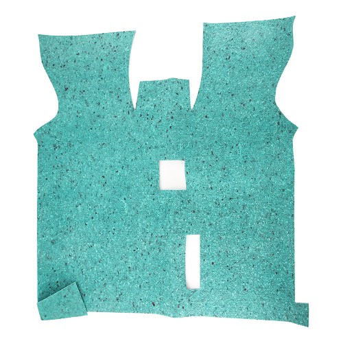 Tappeto cabina anteriore senza passaggio posteriore per VOLKSWAGEN Transporter T4 (1990-2003) - Grigio - KB28145