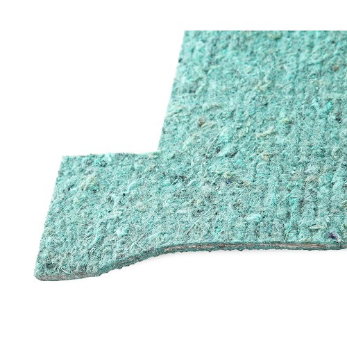 Front cabin carpet without rear passage for VOLKSWAGEN Transporter T4 (1990-2003) - Biscuit - KB28147