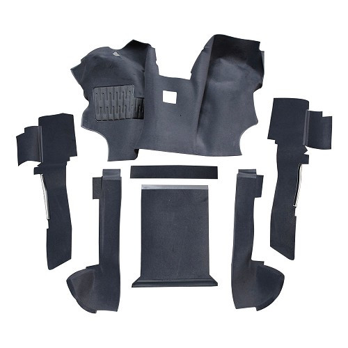     
                
                
    Moquette nylon grise moulée sur mesure pour VOLKSWAGEN Transporter T25 Turbo-Diesel (1979-1992) - KB28151
