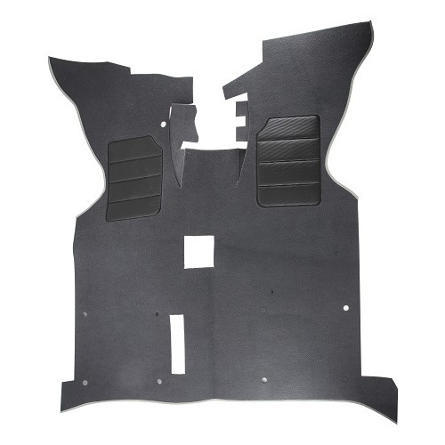     
                
                
    Front cab carpet with rear pass-through for VOLKSWAGEN Transporter T4 (1990-2003) - Grey - KB28161
