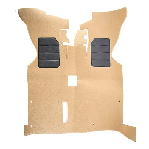     
                
                
    Front cab carpet with rear pass-through for VOLKSWAGEN Transporter T4 (1990-2003) - Biscuit - KB28163
