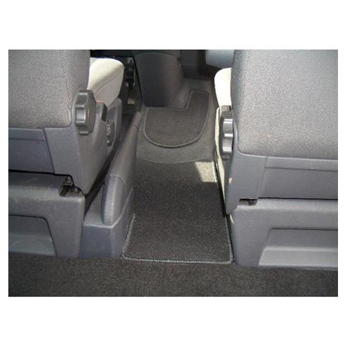  Juego de alfombras negras de la cabina delantera para Transporter T5 / T6 - KB28200-1 
