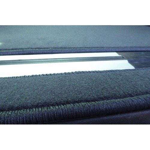  Anthracite grey rear and boot carpet for VW Transporter T5 with 1 sliding door - KB28220-4 