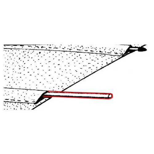     
                
                
    Roof rails for VOLKSWAGEN Combi Bay Window (1968-1979) - 5 pieces - KB28600
