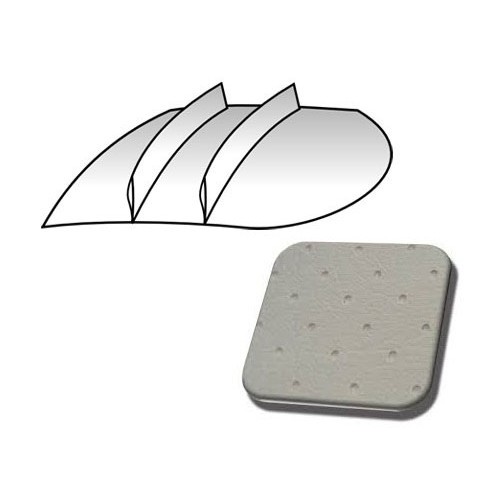     
                
                
    Grijze geperforeerde vinyl dakbekleding voor erker 68 ->79 zonder zonnedak - KB28764
