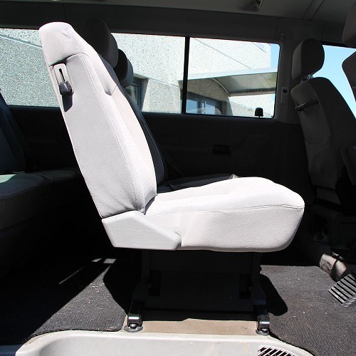  Velvet seat at the end of the centre bench seat for a VW Transporter T4 - KB31051-9 