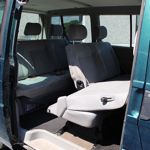  Synthetic leather seat at the end of the centre bench seat for a VW Transporter T4 - KB31052-10 
