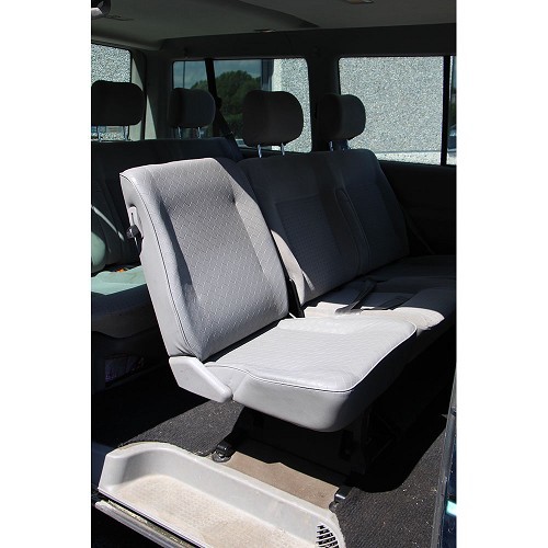  Synthetic leather seat at the end of the centre bench seat for a VW Transporter T4 - KB31052-9 