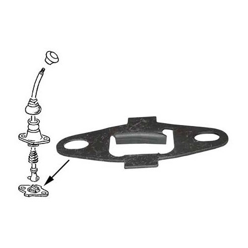 Bumper plate for VOLKSWAGEN Combi Bay Window (08/1967-07/1979) - KB31128