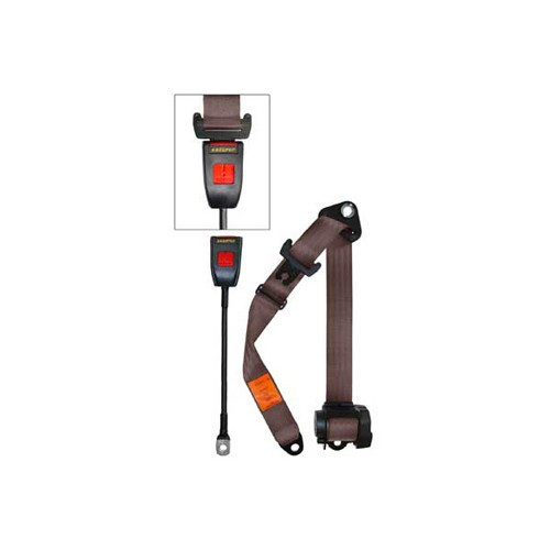  1 brown 4-point SECURON front seat belt with reel forCombi 79 - KB38103 