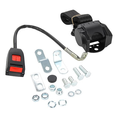     
                
                
    1 black 4-point SECURON front seat belt with reel for T4 - KB38130
