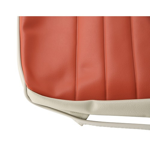 TMI Sitzbezüge aus glattem Vinyl für Karmann-Ghia Coupé 61 ->65 - TMI ass 23 / Tour 15 - KB43110