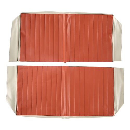 TMI Sitzbezüge aus glattem Vinyl für Karmann-Ghia Coupé 61 ->65 - TMI ass 23 / Tour 15 - KB43110