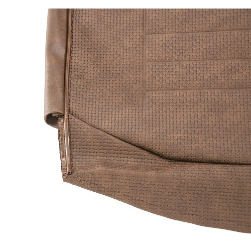 Coprisedili TMI in vinile marrone goffrato per Karmann-Ghia Coupé 72 ->74 - KB43114