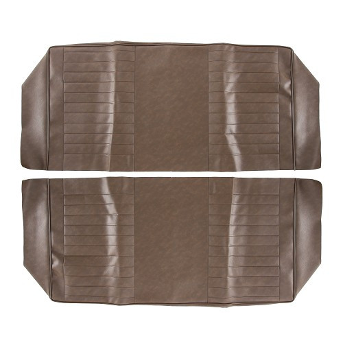 Coprisedili TMI in vinile liscio colorato per Karmann-Ghia Coupé 72 ->74 Marrone  - KB43152