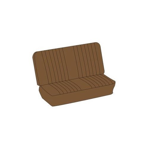  Smooth vinyl covers for central 3/4 split bench seat for Combi Bay Window 68 ->73 - KB43228 