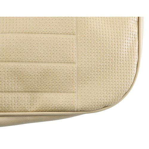 Covers for 2 separate front seats TMI sand embossed vinyl (95) for VOLKSWAGEN Combi Bay Window (1968-1979) - KB43305