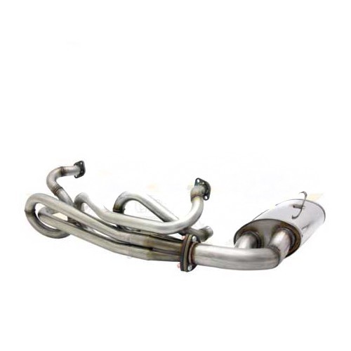  CSP "Python" 38 mm stainless steel exhaust without heater for VW Combi 1600 72 -&gt;79 - KC20210 