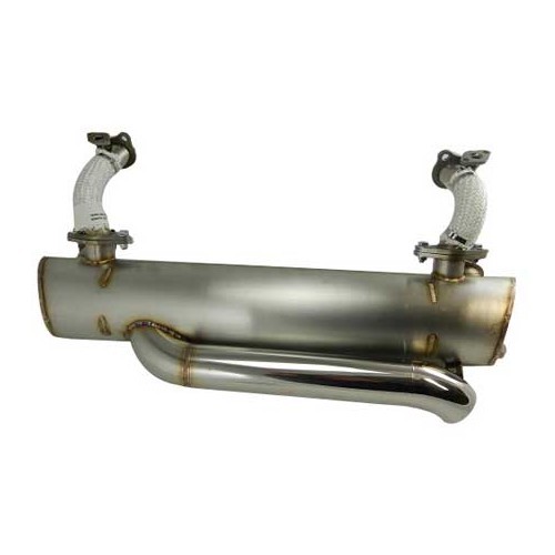  Vintage Speed stainless steel exhaust for Combi Bay 68 -&gt;79 with heater - Central outlet - KC20310-1 