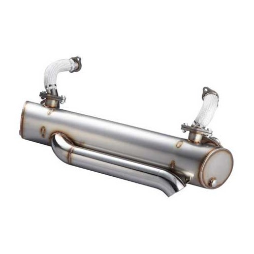  Vintage Speed Stainless Steel Exhaust for Combi Bay 68 ->79 without reheating - Central outlet - KC20314 