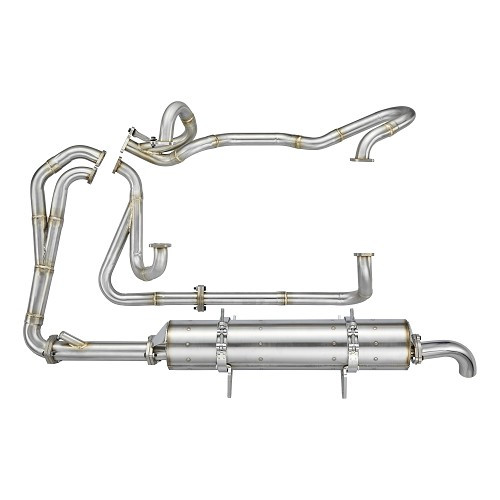     
                
                
    Sistema completo de escape em aço inoxidável Vintage Speed for VOLKSWAGEN Transporter T25 2.1 Syncro (1979-1992) - KC25533
