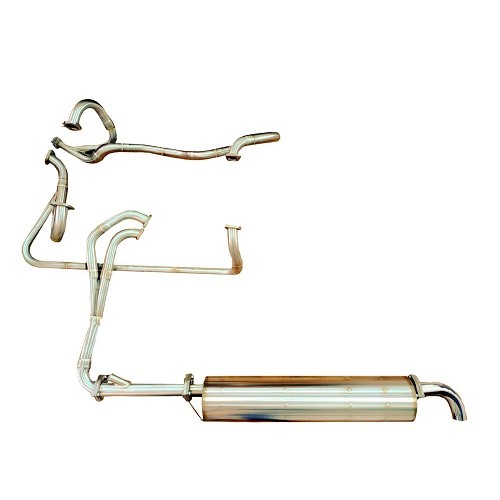  Complete stainless steel exhaust system Vintage Speed for VOLKSWAGEN Transporter T25 2.1 Syncro (1979-1992) - KC25533 