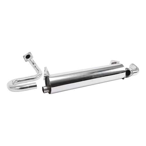  Stainless steel Exhasut silencer for Transporter T25 1600 Diesel from 08/80 to 07/92 - KC27010-1 