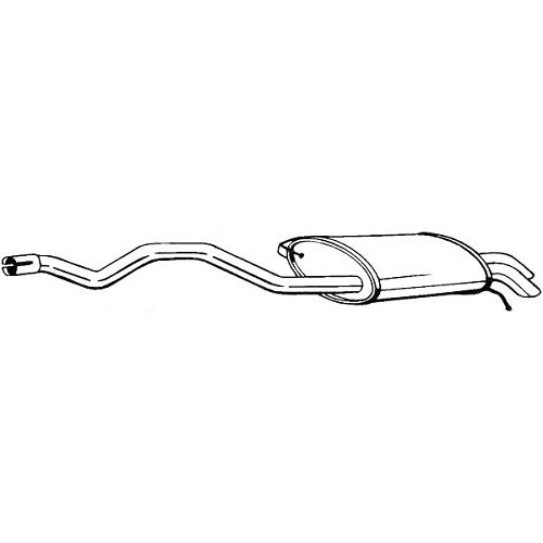     
                
                
    Silencieux arrière pour VW Transporter T5 2.5 TDi et 2.0 TDi - KC29100
