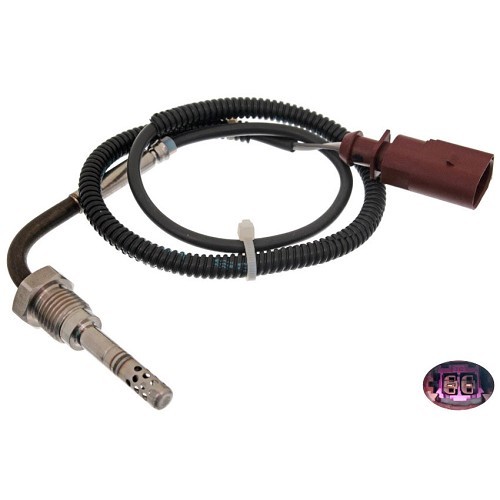  Temperature sensor for exhaust gases before the particle filter for a VW Transporter T5 2.5 TDi - KC29455 