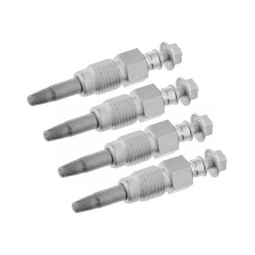     
                
                
    Pack of 4 glow plugs 1.9 D/TD for Transporter T4 - standard quality - KC33001K
