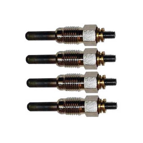  Pack of 4 glow plugs for Transporter T3 - German quality - KC33002K 
